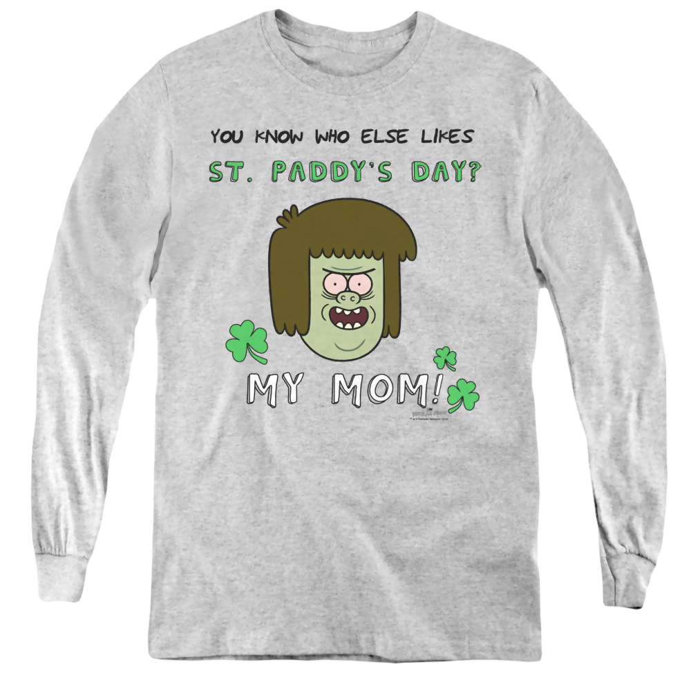 Regular Show, The My Mom - Youth Long Sleeve T-Shirt Youth Long Sleeve T-Shirt The Regular Show