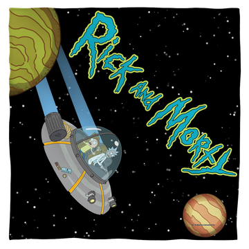 Rick and Morty In Space bandana