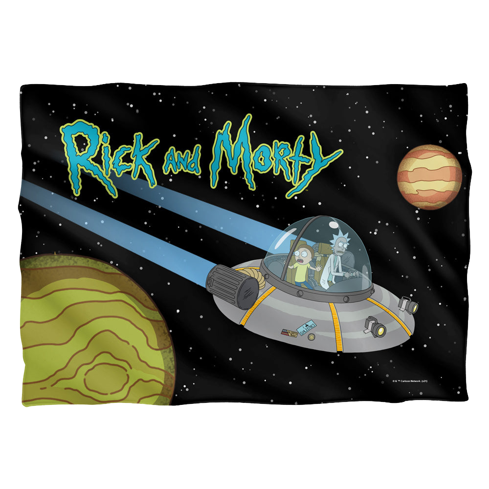 Rick and Morty Rick And Morty In Space - Pillow Case Pillow Cases Rick and Morty