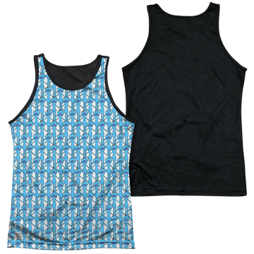 Rick and Morty Mr Meeseeks men's black back tank