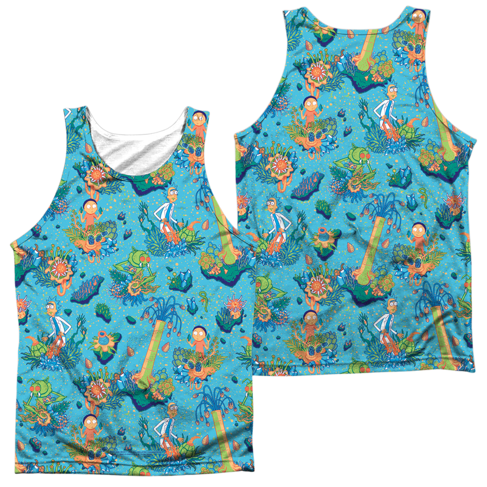 Rick and Morty Ricktanical - Men's All Over Print Tank Top Men's All Over Print Tank Rick and Morty