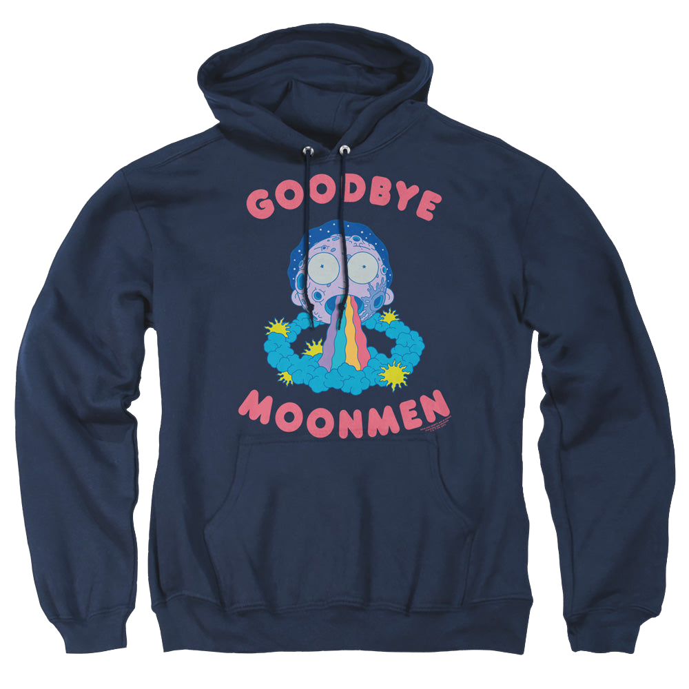 Rick and Morty Goodbye Moonmen - Pullover Hoodie Pullover Hoodie Rick and Morty