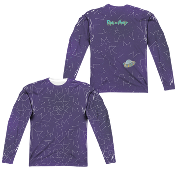 Rick and Morty Stars men's all-over print long sleeve