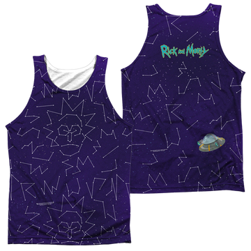 Rick and Morty Stars men's all-over print tank