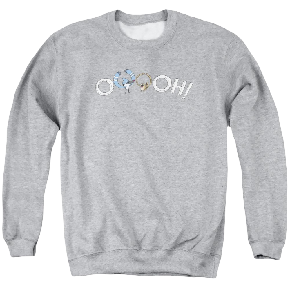 Regular Show Ooooh Men's Crewneck Sweatshirt Men's Crewneck Sweatshirt The Regular Show