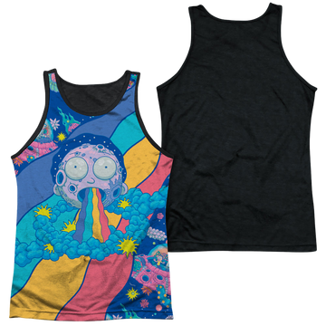 Rick and Morty Goodbye men's black back tank