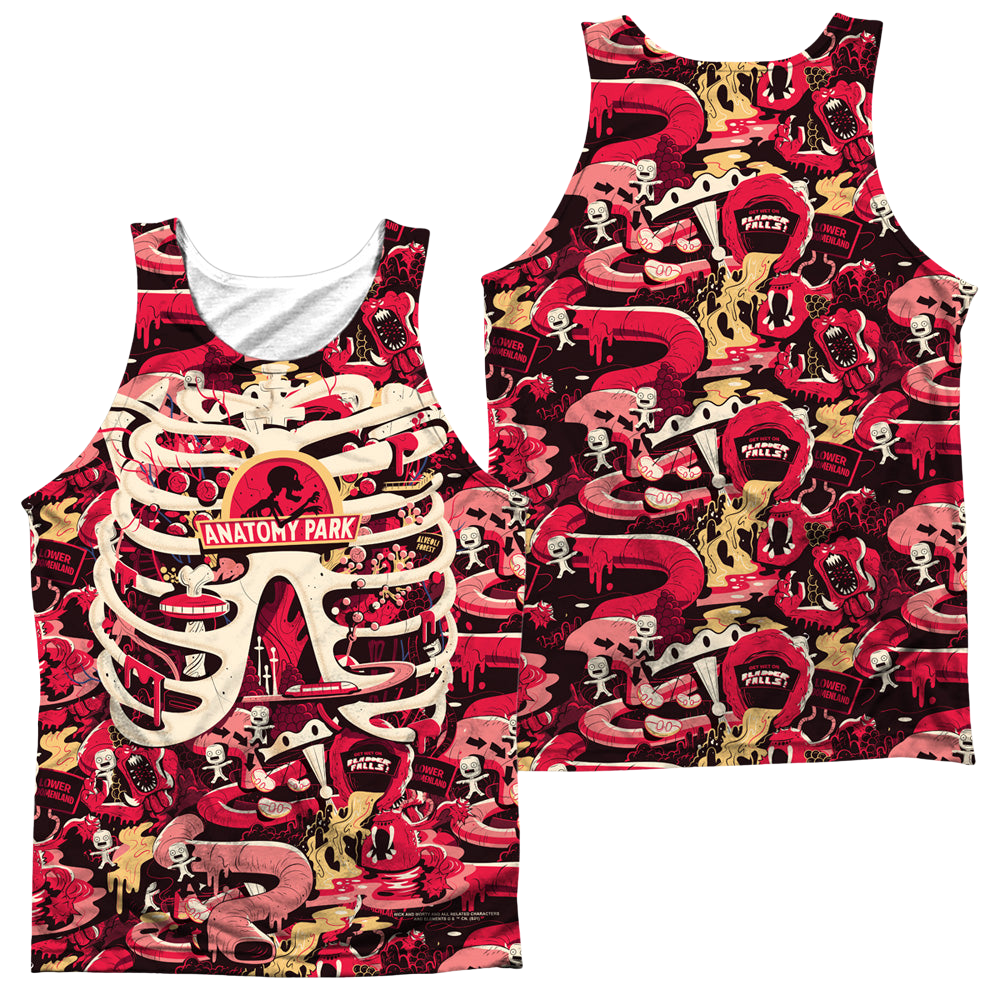 Rick and Morty Anatomy Park - Men's All Over Print Tank Top Men's All Over Print Tank Rick and Morty