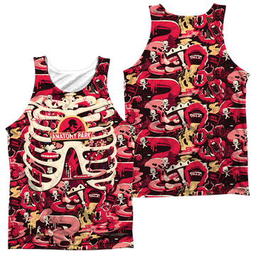 Rick and Morty Anatomy Park men's all-over print tank
