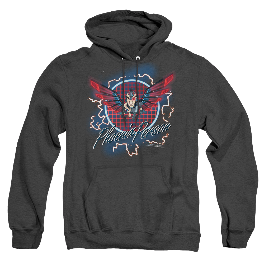 Rick and Morty Phoenix Person - Heather Pullover Hoodie Heather Pullover Hoodie Rick and Morty
