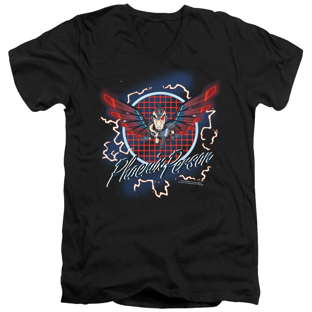 Rick and Morty Phoenix Person - Men's V-Neck T-Shirt Men's V-Neck T-Shirt Rick and Morty