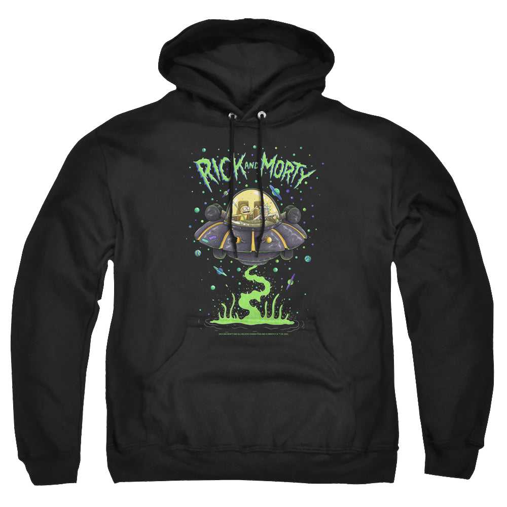 Rick and Morty Drunk Rick Ship - Pullover Hoodie Pullover Hoodie Rick and Morty