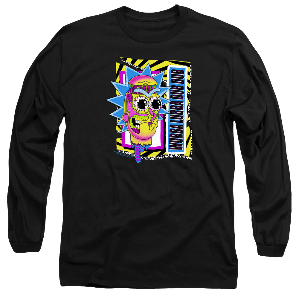 Rick and Morty Wubba Lubba Dub Dub - Men's Long Sleeve T-Shirt Men's Long Sleeve T-Shirt Rick and Morty