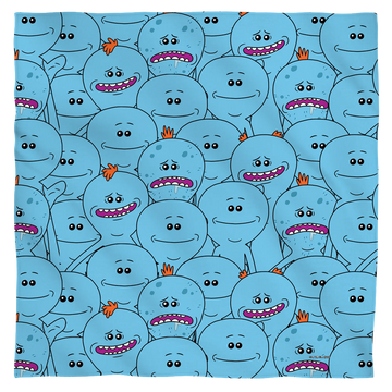 Rick and Morty Meeseeks Crowd bandana