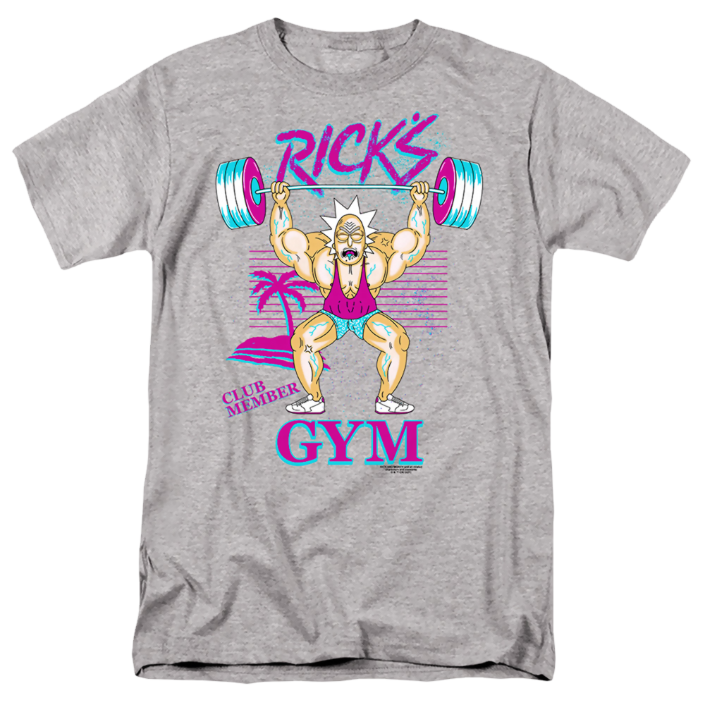 Rick and Morty Ricks Gym - Men's Regular Fit T-Shirt Men's Regular Fit T-Shirt Rick and Morty