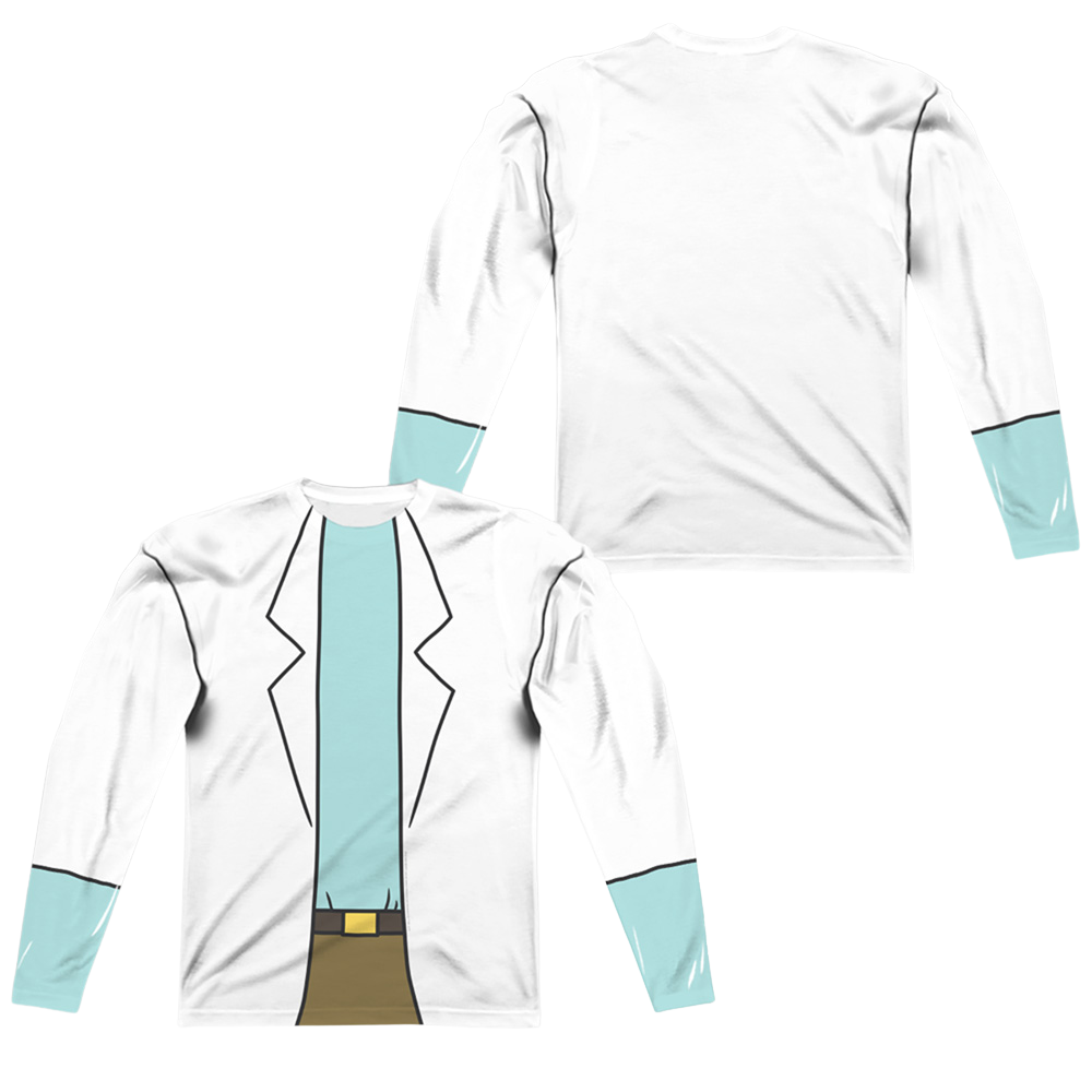 Rick and Morty Rick Lab Coat - Men's All-Over Print Long Sleeve Men's All-Over Print Long Sleeve Rick and Morty