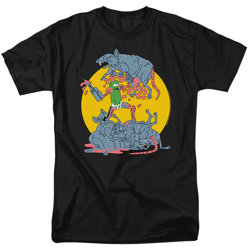 Rick and Morty The Adventures Of Pickle Rick - Men's Regular Fit T-Shirt Men's Regular Fit T-Shirt Rick and Morty