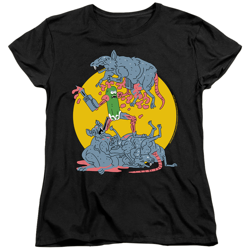 Rick and Morty The Adventures Of Pickle Rick - Women's T-Shirt Women's T-Shirt Rick and Morty