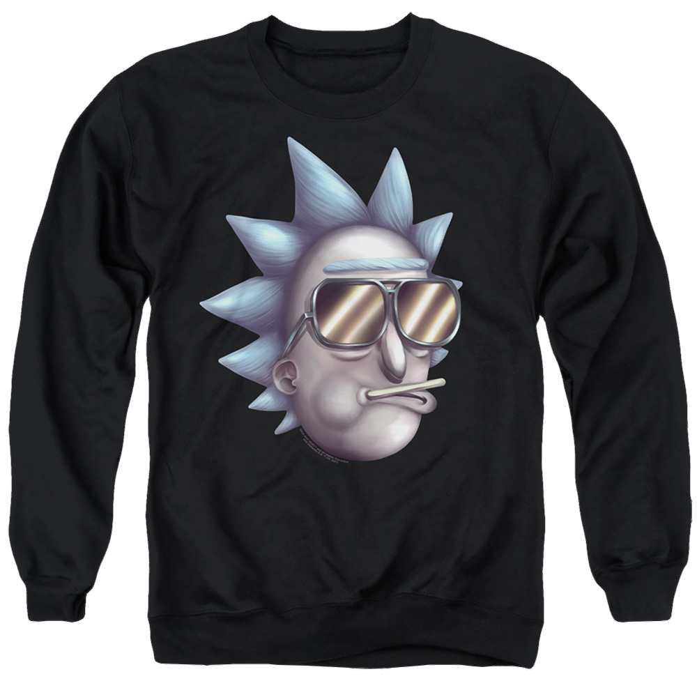 Rick and Morty Cool Rick Alternate Reality - Men's Crewneck Sweatshirt Men's Crewneck Sweatshirt Rick and Morty