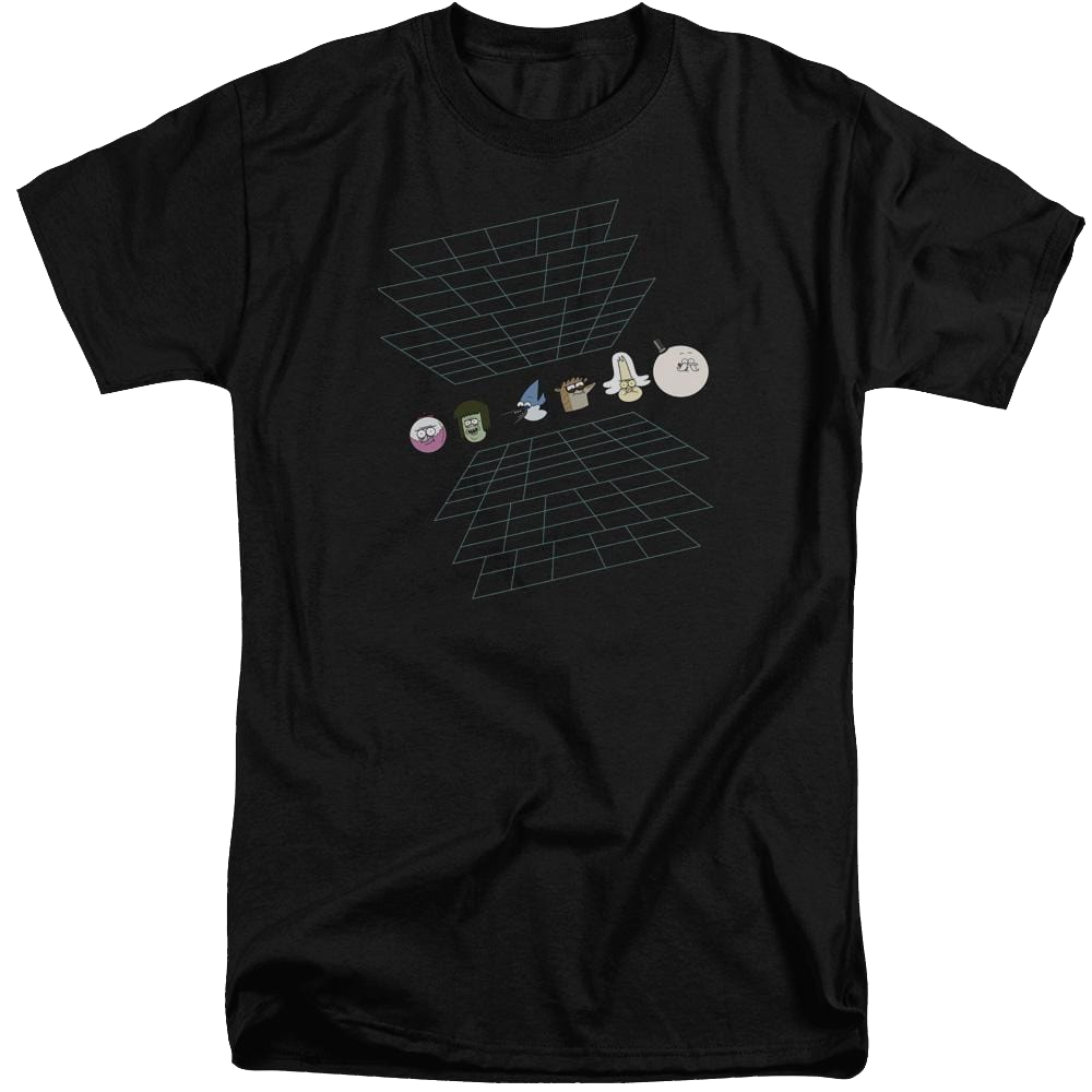 Regular Show Regular Grid Men's Tall Fit T-Shirt Men's Tall Fit T-Shirt The Regular Show