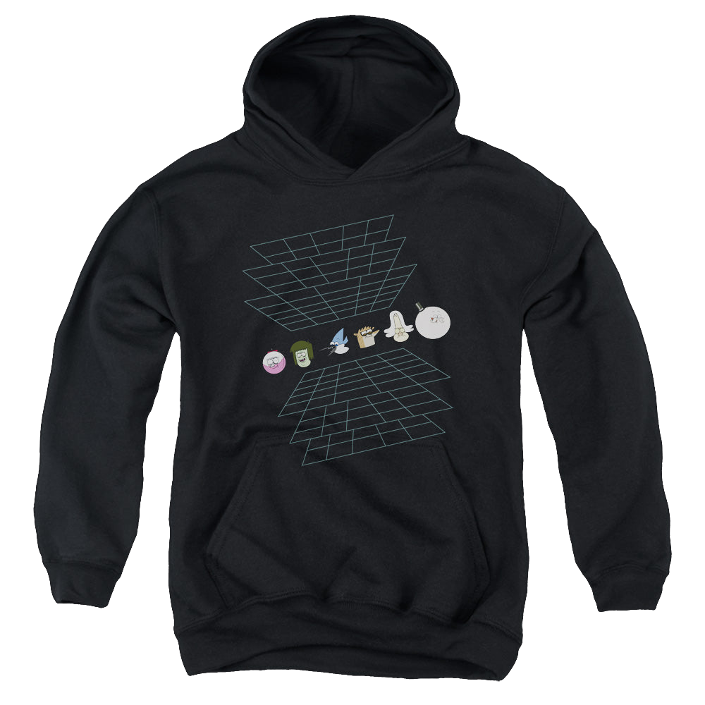 Regular Show, The Regular Grid - Youth Hoodie Youth Hoodie (Ages 8-12) The Regular Show