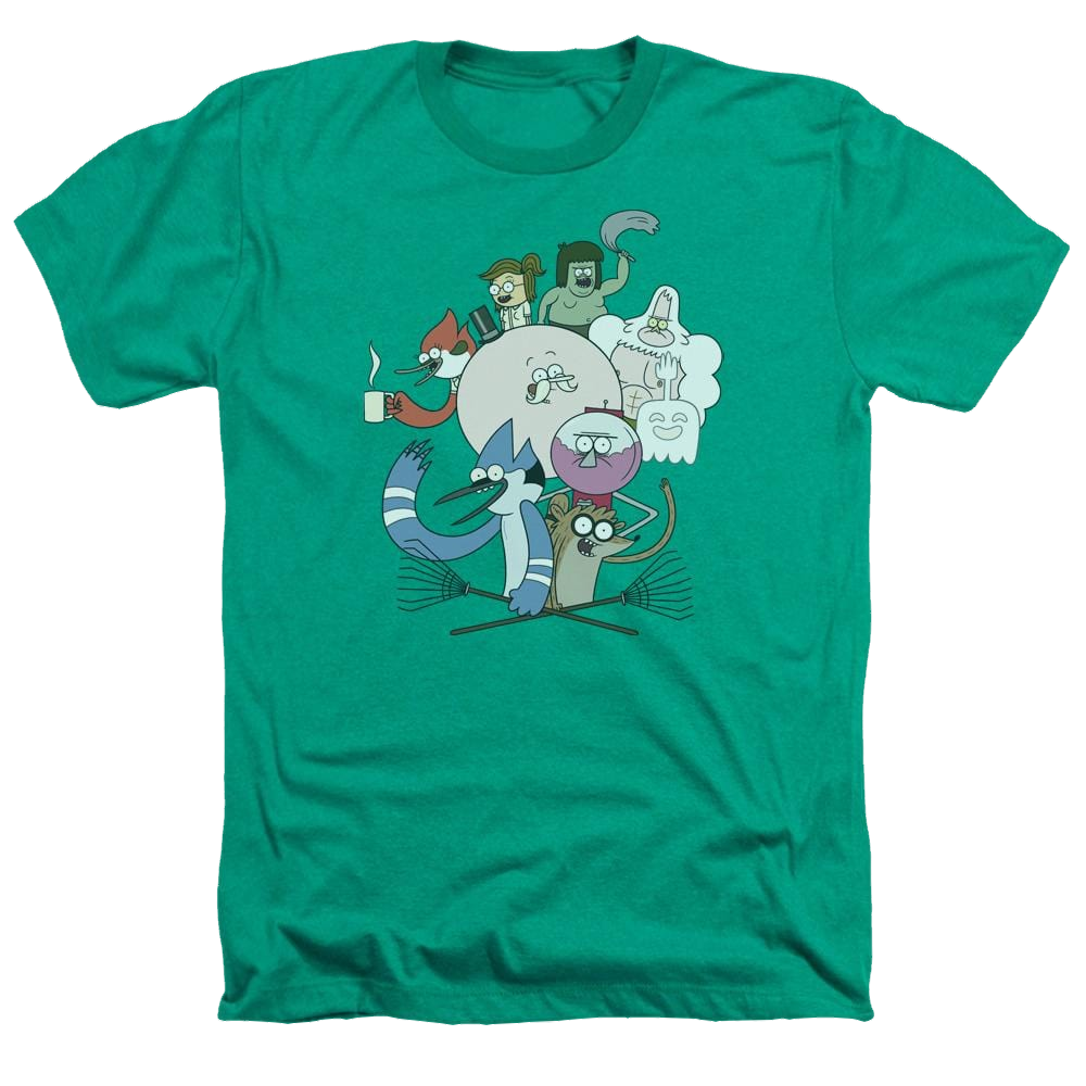 Regular Show Regular Cast Men's Heather T-Shirt Men's Heather T-Shirt The Regular Show