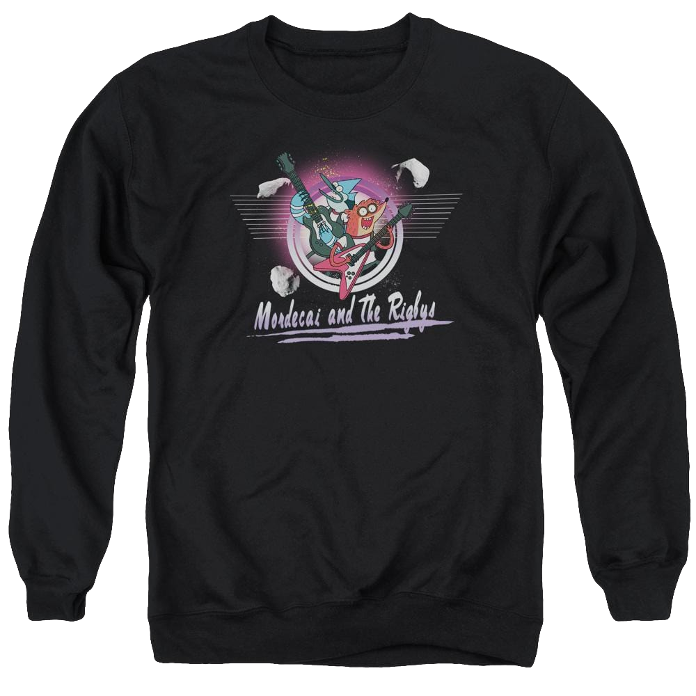 Regular Show Mordecai & The Rigbys Men's Crewneck Sweatshirt Men's Crewneck Sweatshirt The Regular Show