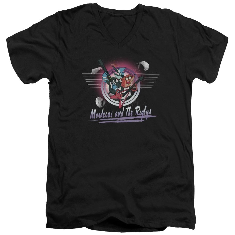 Regular Show Mordecai & The Rigbys Men's V-Neck T-Shirt Men's V-Neck T-Shirt The Regular Show