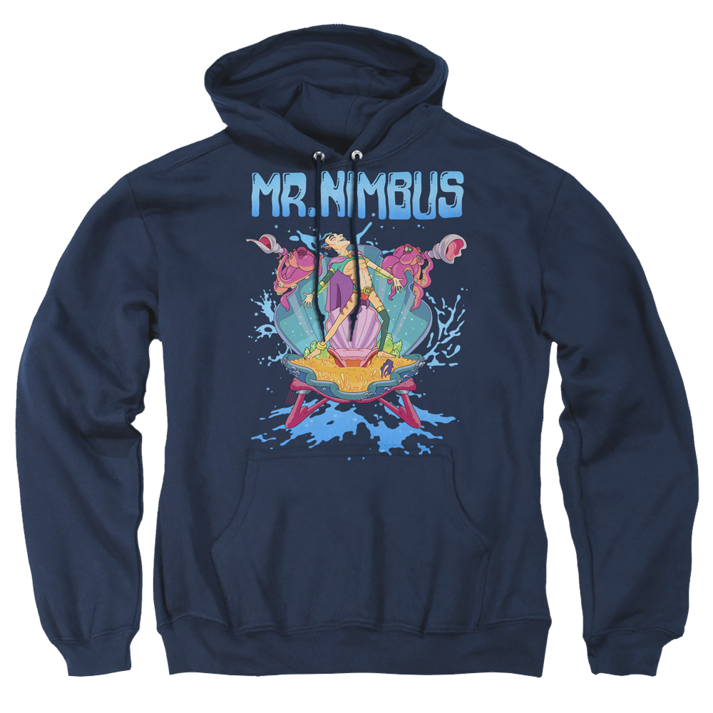 Rick and Morty Mr. Nimbus Design - Pullover Hoodie Pullover Hoodie Rick and Morty