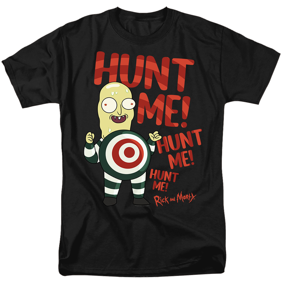 Rick and Morty Hunt Me - Men's Regular Fit T-Shirt Men's Regular Fit T-Shirt Rick and Morty