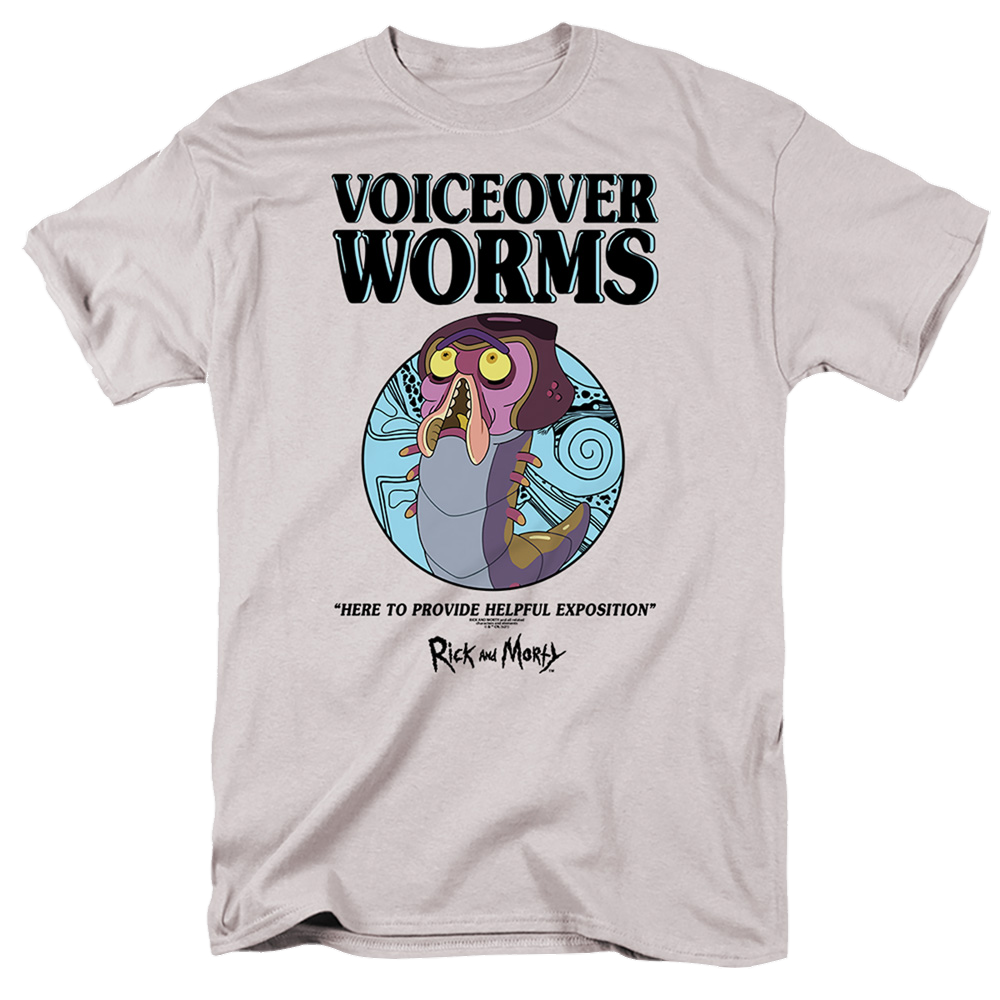 Rick and Morty Voiceover Worms - Men's Regular Fit T-Shirt Men's Regular Fit T-Shirt Rick and Morty