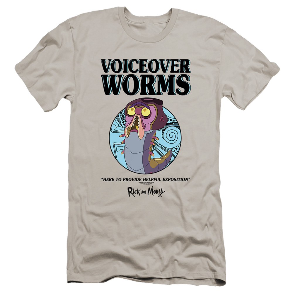Rick and Morty Voiceover Worms - Men's Premium Slim Fit T-Shirt Men's Premium Slim Fit T-Shirt Rick and Morty