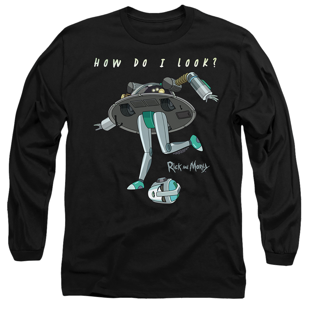 Rick and Morty How Do I Look? - Men's Long Sleeve T-Shirt Men's Long Sleeve T-Shirt Rick and Morty
