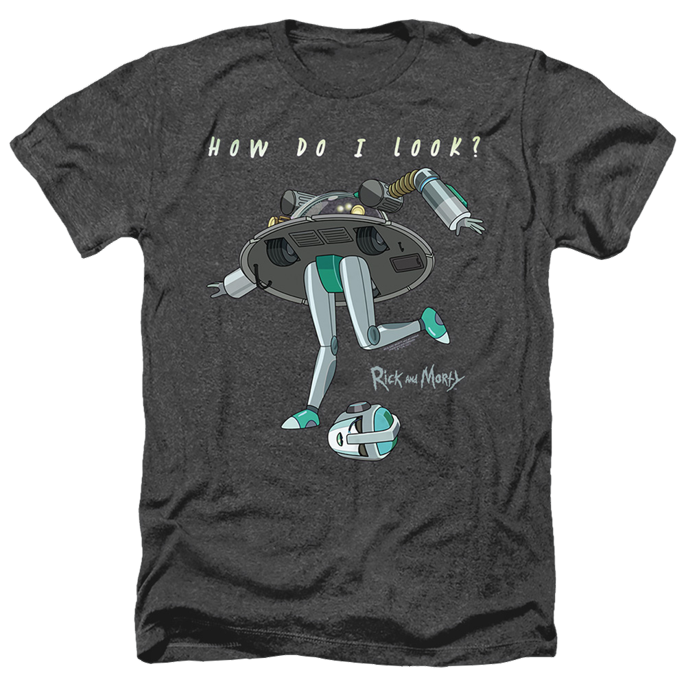 Rick and Morty How Do I Look? - Men's Heather T-Shirt Men's Heather T-Shirt Rick and Morty