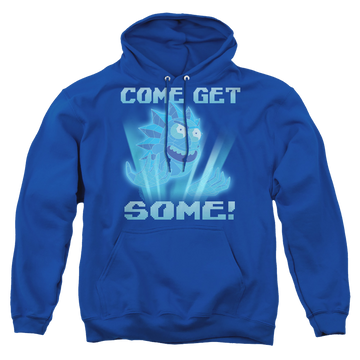 Royal pullover hoodie with Rick and Morty Come Get Some graphic