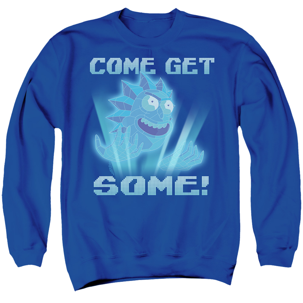 Rick and Morty Come Get Some - Men's Crewneck Sweatshirt Men's Crewneck Sweatshirt Rick and Morty