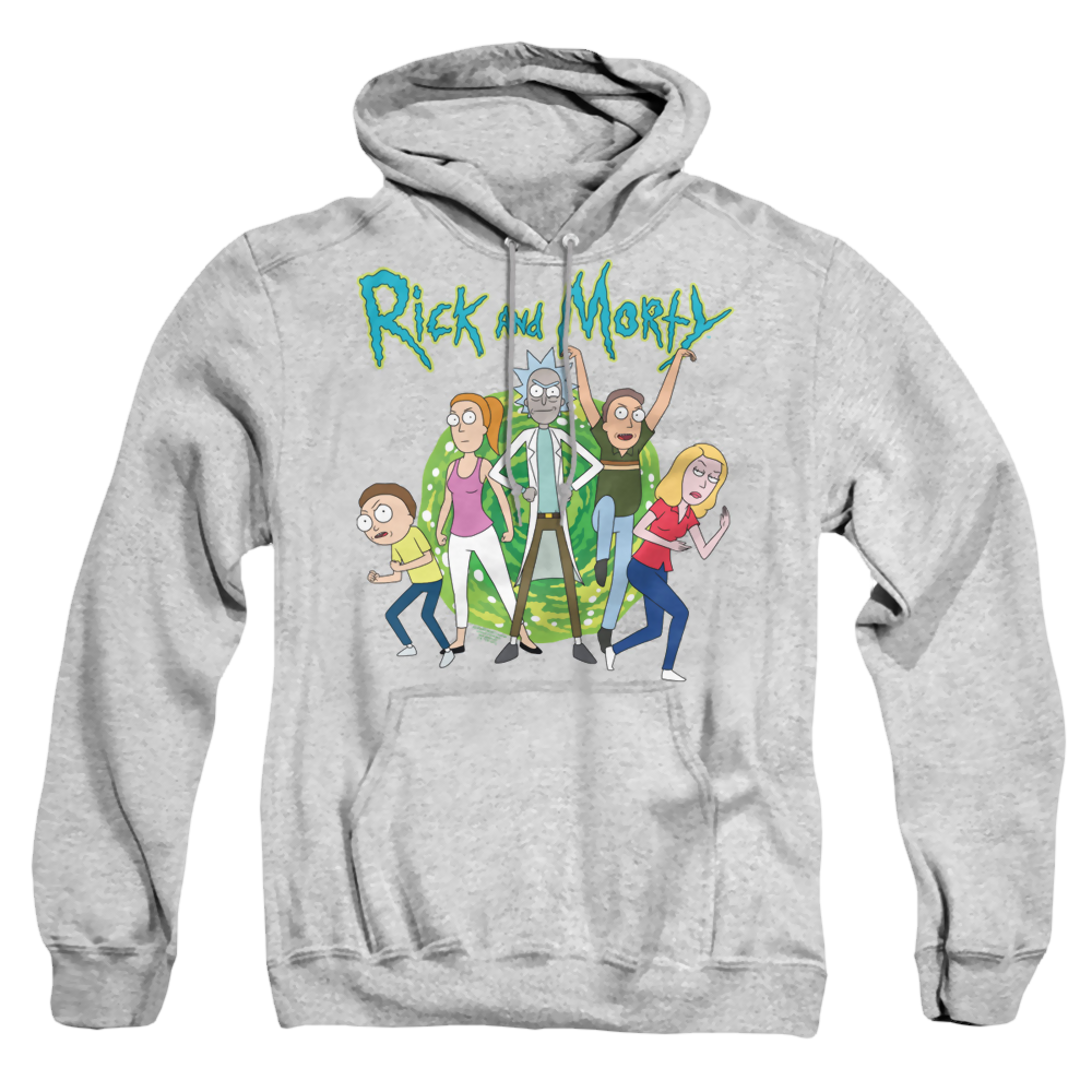 Rick and Morty Family Fights Together - Pullover Hoodie Pullover Hoodie Rick and Morty