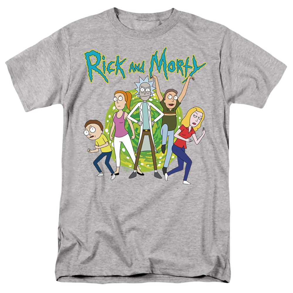 Rick and Morty Family Fights Together - Men's Regular Fit T-Shirt Men's Regular Fit T-Shirt Rick and Morty