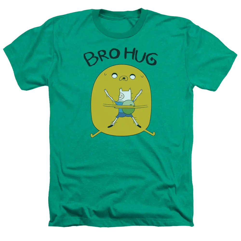 Adventure Time Bro Hug - Men's Heather T-Shirt Adventure Time