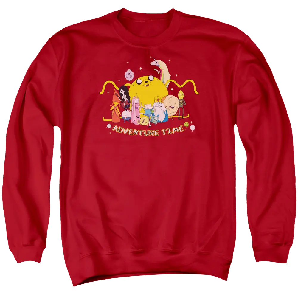 Adventure Time Outstretched - Men's Crewneck Sweatshirt Adventure Time