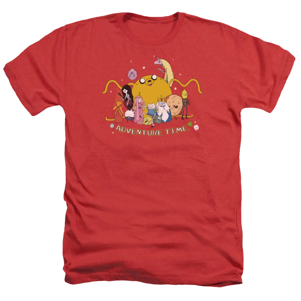 Adventure Time Outstretched - Men's Heather T-Shirt Adventure Time