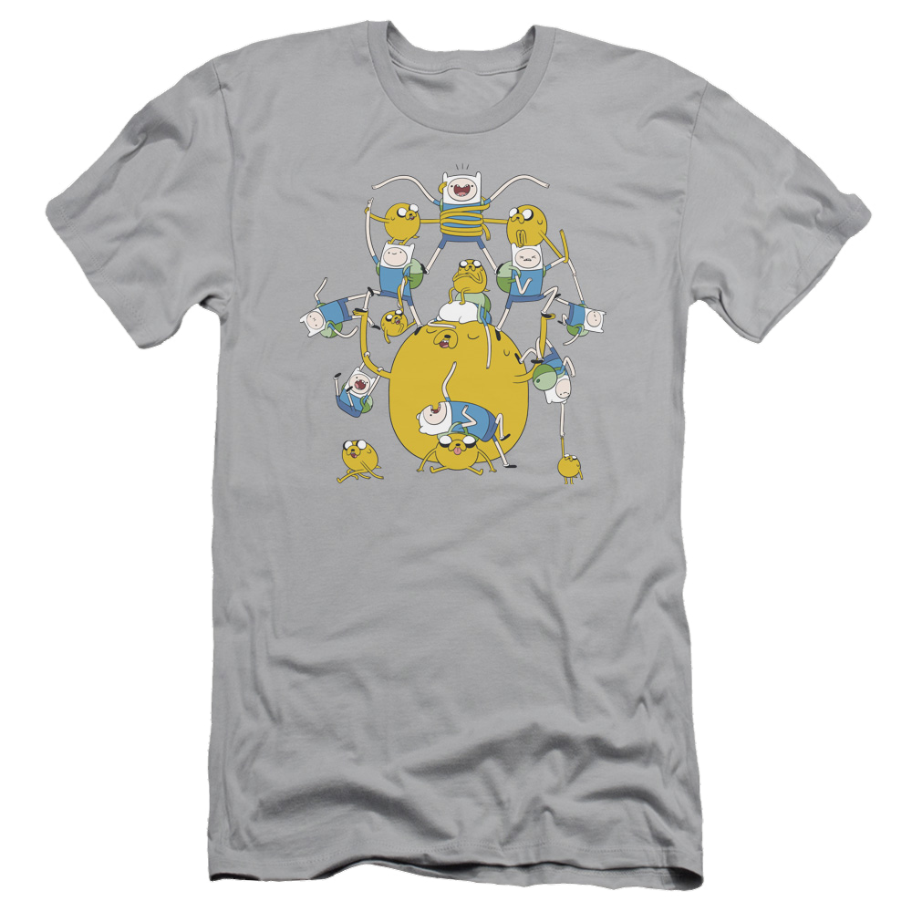 Adventure Time Finn&jake Group - Men's Slim Fit T-Shirt Men's Slim Fit T-Shirt Adventure Time