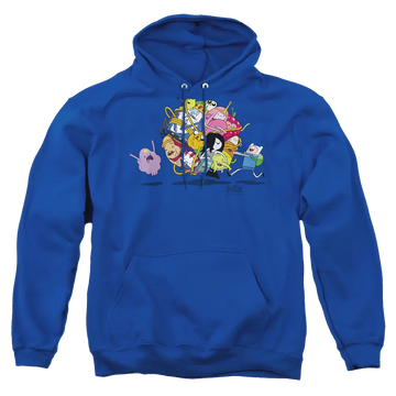 Royal pullover hoodie with Adventure Time Glob Ball graphic