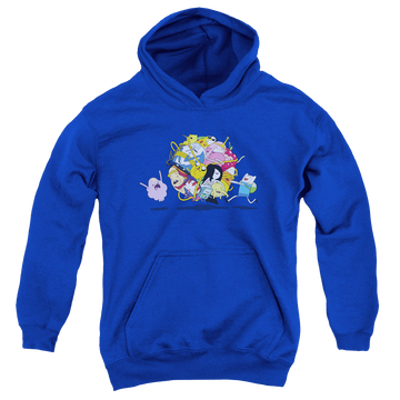 Royal youth hoodie for ages 8 to 12 with Adventure Time Glob Ball graphic