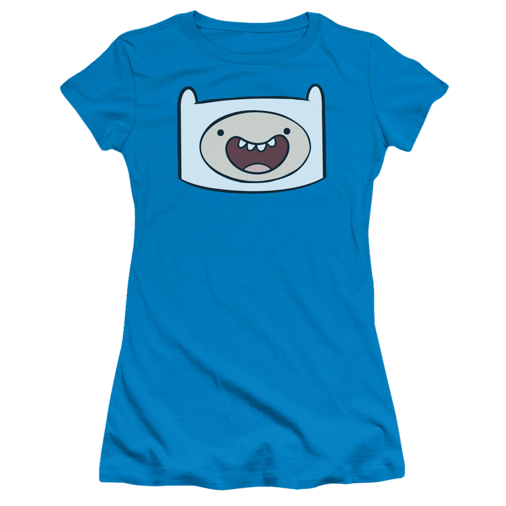 Adventure Time Finn Head - Juniors T-Shirt Juniors T-Shirt Adventure Time