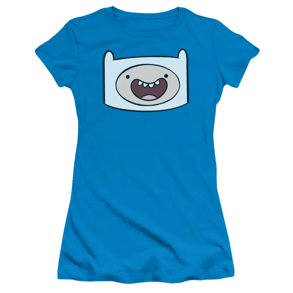 Adventure Time Finn Head - Juniors T-Shirt Adventure Time