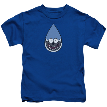 Royal kid's t-shirt for ages 4 to 7 with The Regular Show Mordecai graphic