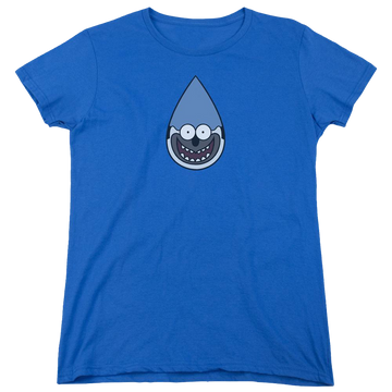 Royal women's t-shirt with Regular Show Mordecai graphic