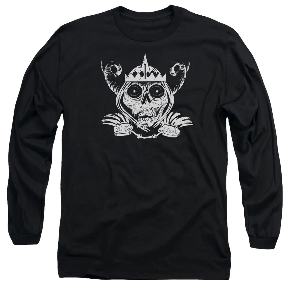 Adventure Time Skull Face - Men's Long Sleeve T-Shirt Adventure Time