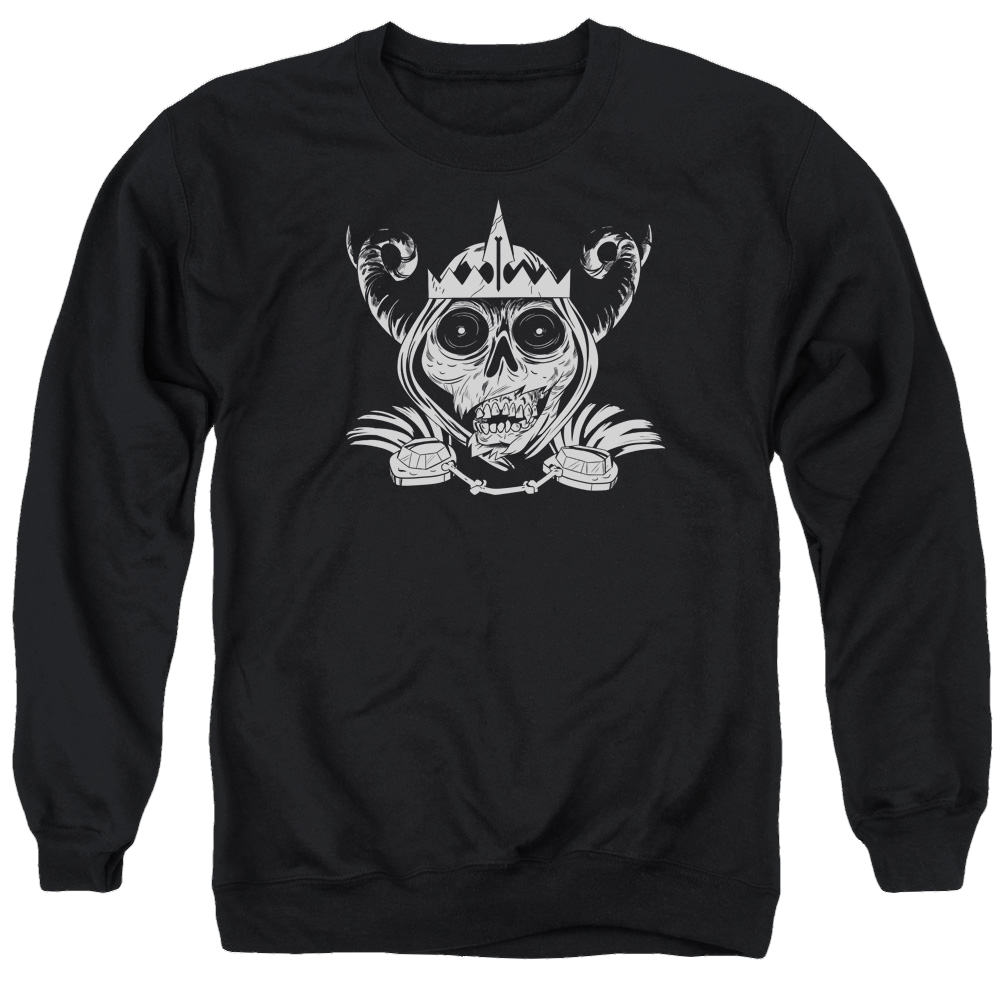 Adventure Time Skull Face - Men's Crewneck Sweatshirt Men's Crewneck Sweatshirt Adventure Time
