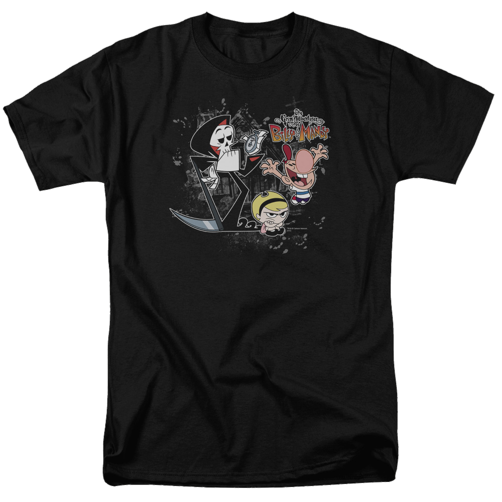 Grim Adventures of Billy & Mandy, The Splatter Cast - Men's Regular Fit T-Shirt Men's Regular Fit T-Shirt The Grim Adventures of Billy & Mandy